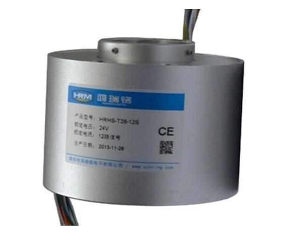 Construction Machinery Through Hole Slip Ring 45mm With 12 Circuits 10A