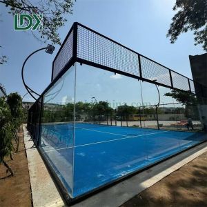 Good Quality Factory Price Construction 360° Panoramic Padel Courts Best padel court for clubs