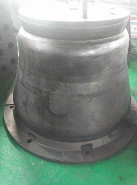 Marine Harbour Fendering Natural Rubber Fender C1200H Marine Cone Type