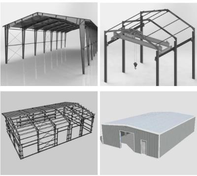 Hot Rolled Welded H Light Steel Prefab House Custom Color Long Service Life
