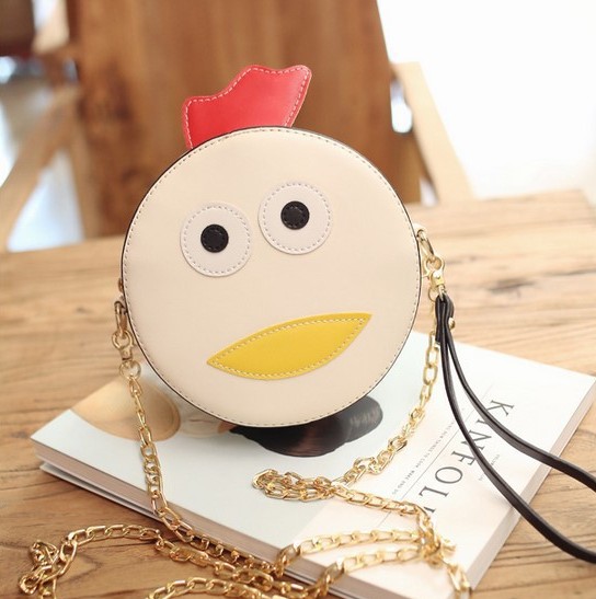 Buns national wind hit the color shoulder bag cute animal chain new women Messenger