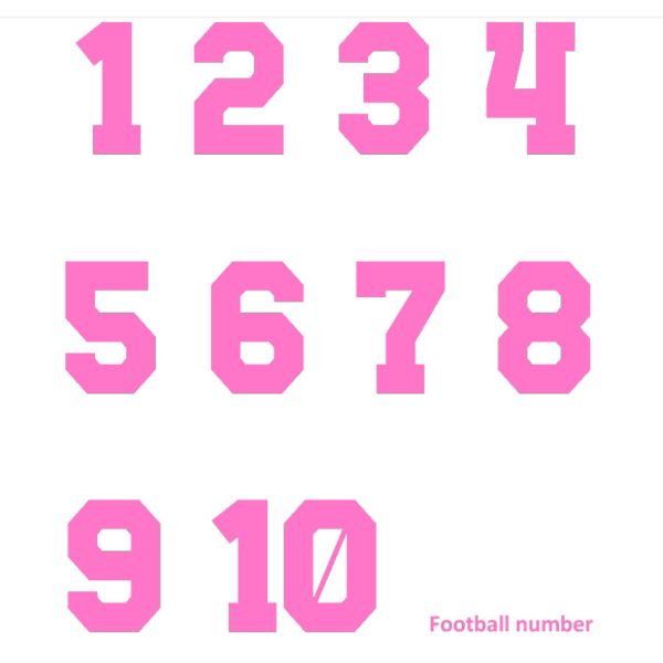 Versatile Heat Transfer Letters And Numbers Club Custom Letters And Numbers