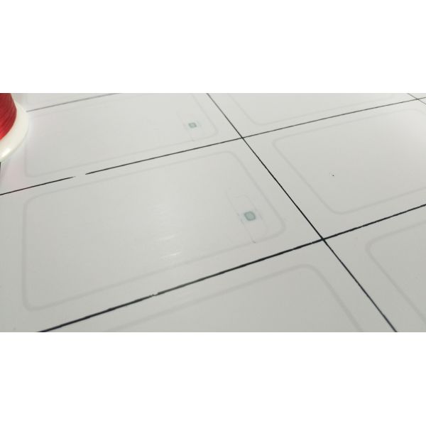 RFID Inlay Prelam Laminating Silk Pattern Card Lamination Стальная пластина толщиной 0,8 мм 1,0 мм