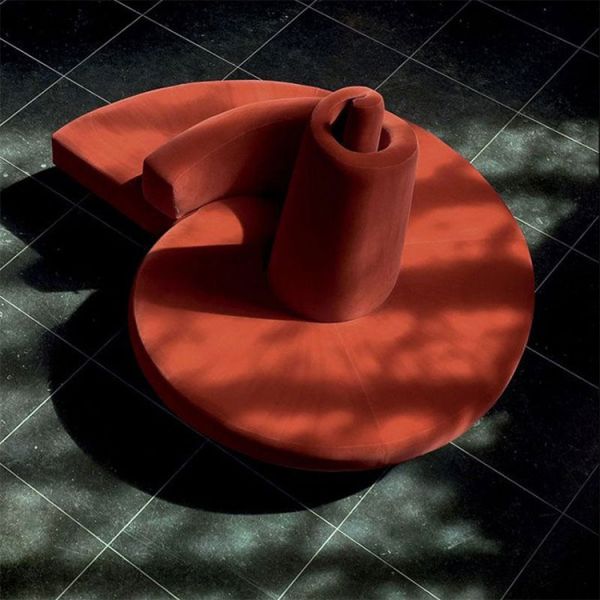 Modern Artistic Design Velvet Public Area Sofa for Home Hotel Lobby and Mall
