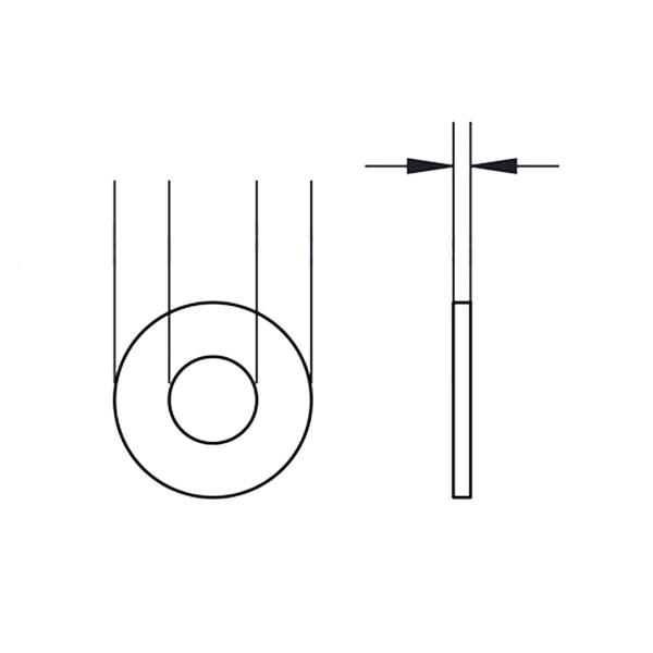 Durable Dacromet Geomet HDG Spring Washers for Large Plain Carbon Steel Sizes 4.8-12.9 meeting DIN125 Din9021 Standards