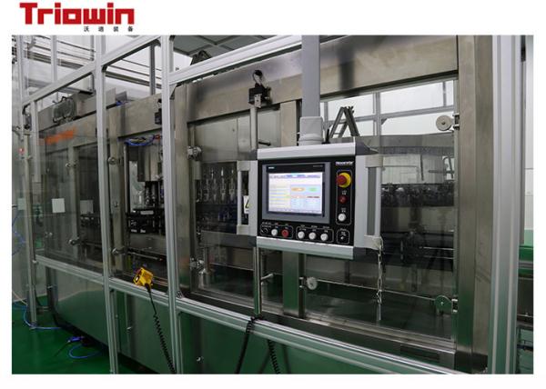 Automatic Fruit Juice Glass Bottle Filling Line Liquid Packing Machine 48000 Bottles / H