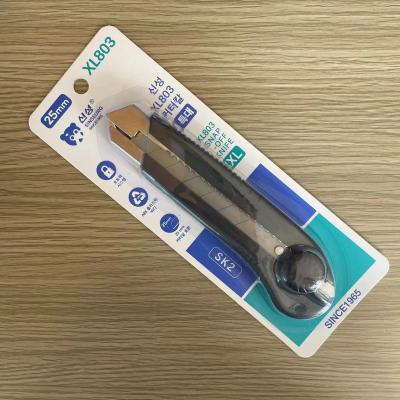 Black ABS TPR Alloy SK2 Rotary Knob Locking Mechanism Multifunction Cutter Knife