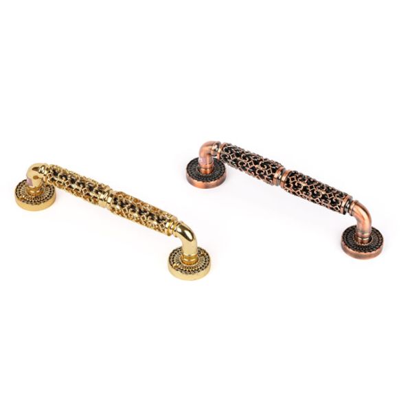 Покрытое золото картины 24K оборудования мебели светлое роскошное флористическое Openwork