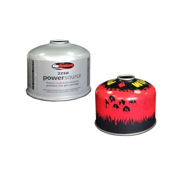 Высокопроизводительные газовые канистры с пропаном и бутаном для наружных грилей 350 г, клапан легкого подключения