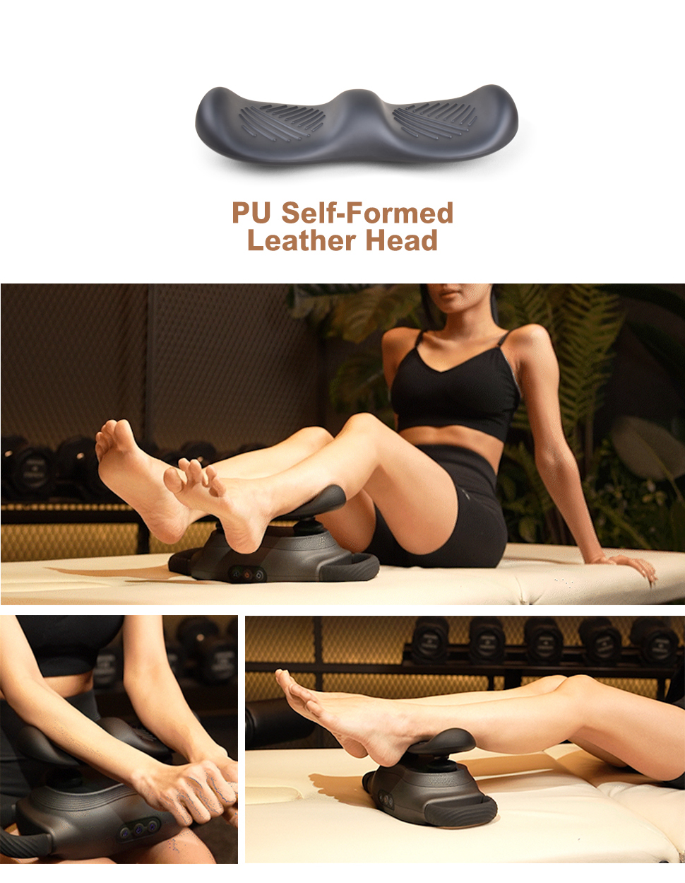 Mini Vibration Plate with 3 Speed Adjustable Modes, 2000mAh Battery, and Carbon Fiber Material for Home and Gym Use