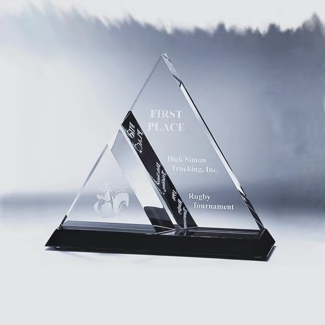 Office Desk Business Gift Trophy Acrylic Award Customization Design