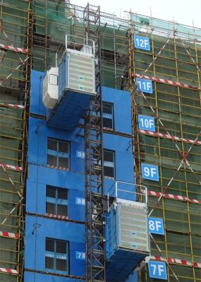 Elevador do projeto modular na instalação fácil do canteiro de obras com os rolos não excêntricos