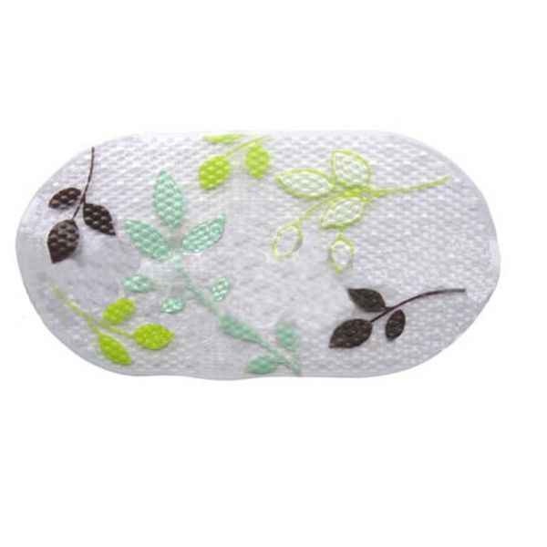 Embroidered Antislip PVC Bath Mats without suction cups for house , hotel