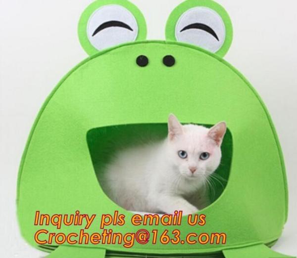 soft felt pet house, Pet Beds & Accessories, Felt pet house, Felt cats pet bed, felt pet house for dog or cats