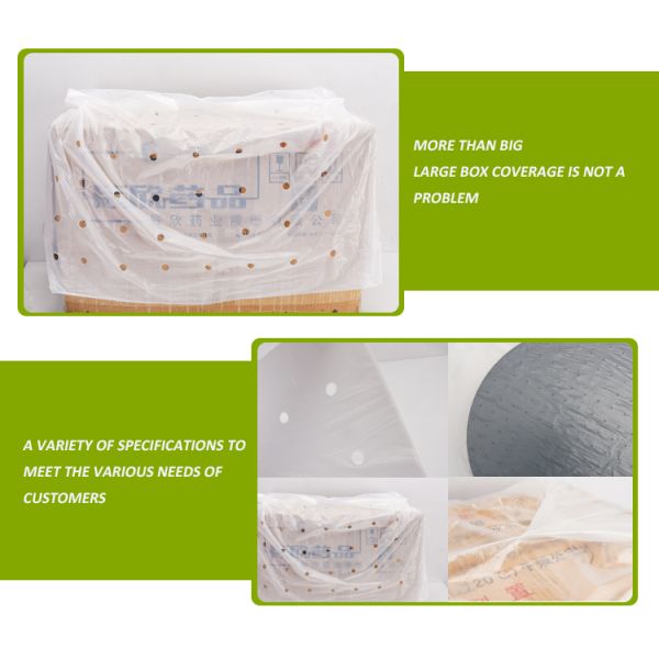 Прозрачные пластиковые пакеты на рулонах для фруктов и овощей