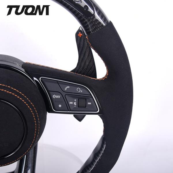 RS3 S3 A3 A4 RS4 Audi Carbon Fiber Steering Wheel With LED Design