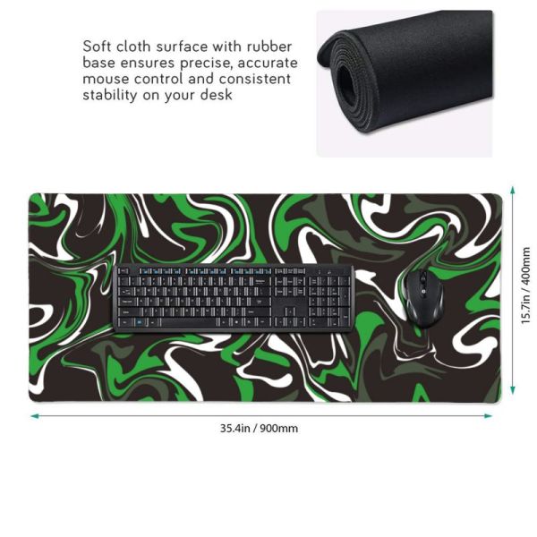 Custom Waterproof 40x90 Strata Liquid Printing Mousepad for Computer Accessories
