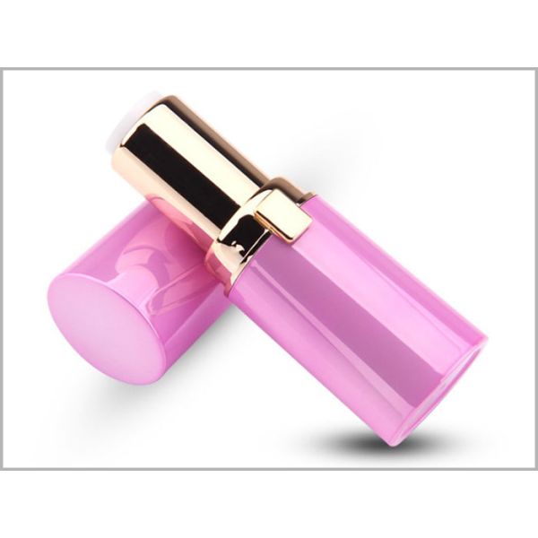 Customized Noble Purple Empty Lipstick Tubes Abs Plastic Cosmetic Tubes