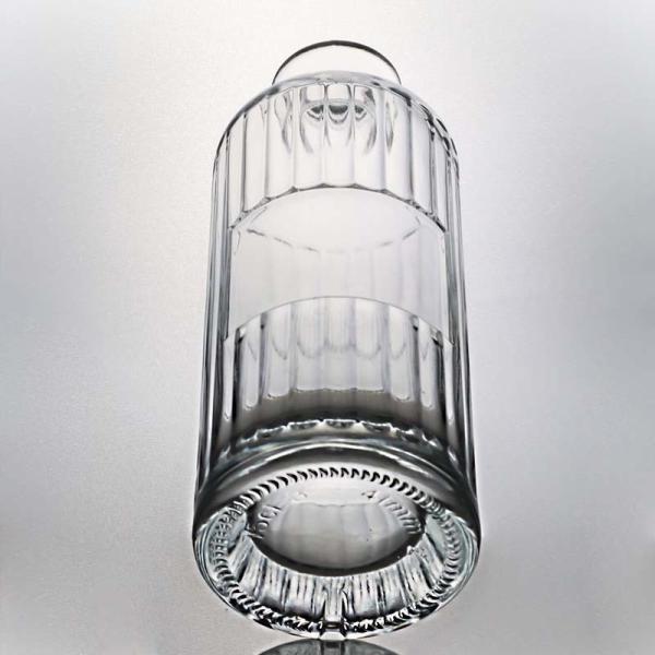 Decal Surface Custom Round and Curve Shape Glass Liquor Bottle for Vodka Whisky Spirit