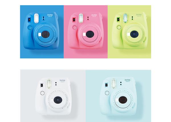 Fuji Instax mini 8 camera once imaging film lomo vertical shot for travel