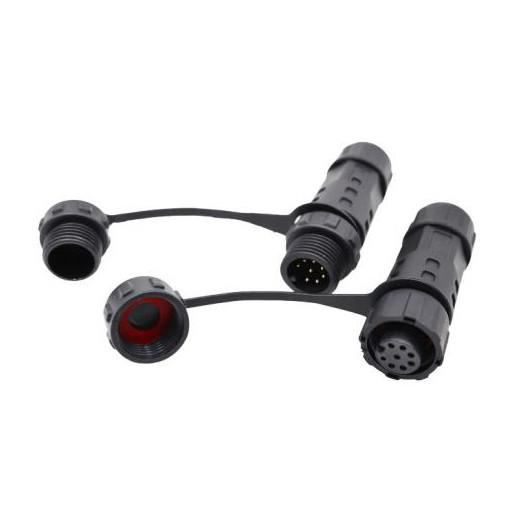 Factory Mini M12 8Pin Waterproof Circular Connector Cable Plug Industrial IP67 Protection Degree Waterproof  Male/Female