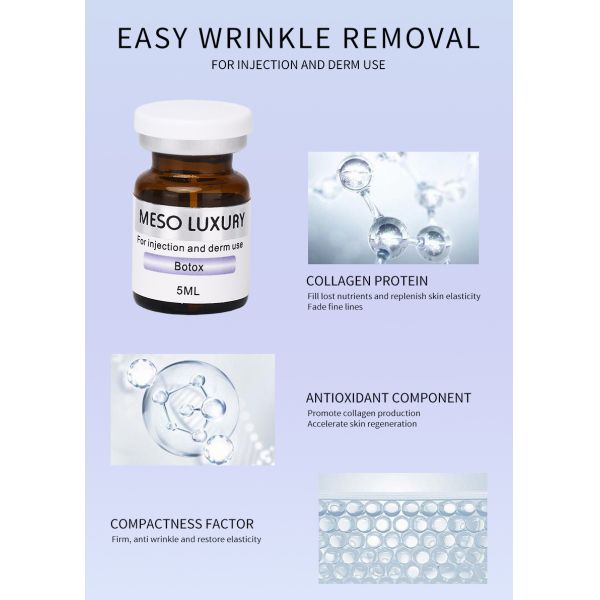 Popular Wholesale Skin Booster Bo Tox Mesotherapy Serum Anti-Aging Moisturizing Skin Repair Ampoule Face Serum Injection
