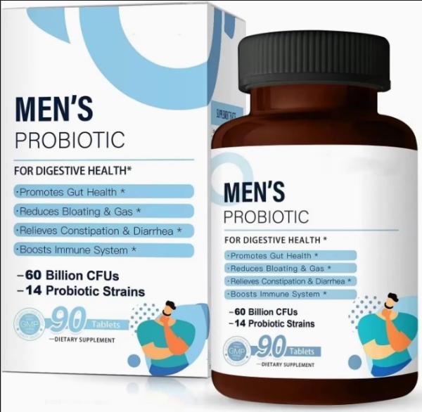 Men's Powder	Probiotics Capsules For Boosts Lmmune System And Promotes Gut Health