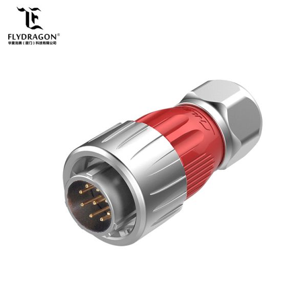 Solid Quality 9 pin Circular Connector with TUV/UL/CCC Certification DC Jack Connector Cable for Signal Equipment