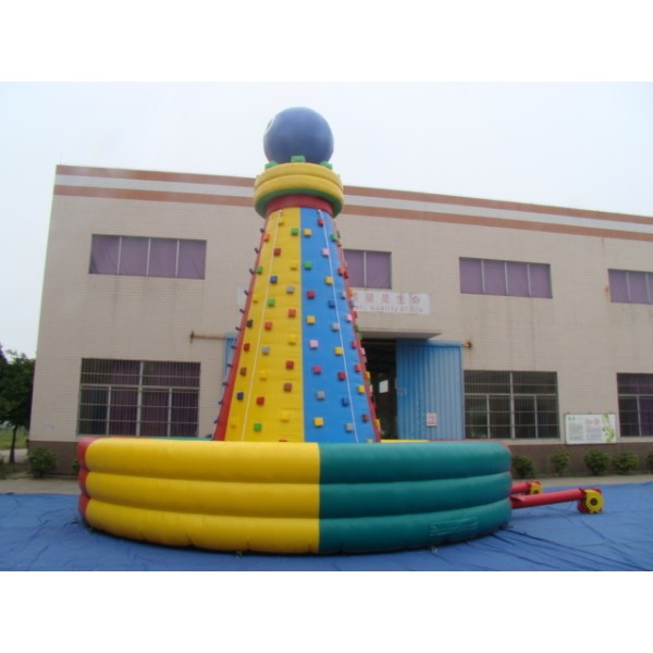 Multi-Sided Inflatable Climbing Tower with Safety Base for Outdoor Events