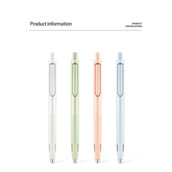 Time Capsule Press Mute Fast Dry Gel Pens 0.5mm Double Bead Tip Neutral Pen