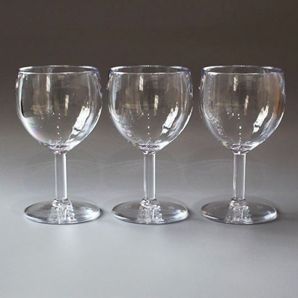 Recyclable Reusable Plastic Wine Glasses Cocktail Champagne Goblet For Bar Party
