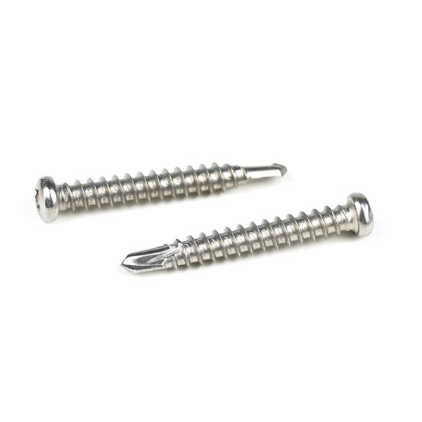 Acier inoxydable à entraînement carré Pan Head Self Drilling Tapping Screws Sus410 L/C Délai de paiement
