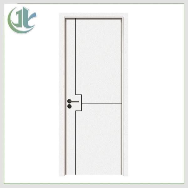 Water Resistant WPC Hollow Doors Anti Termites Customized Bathroom Use