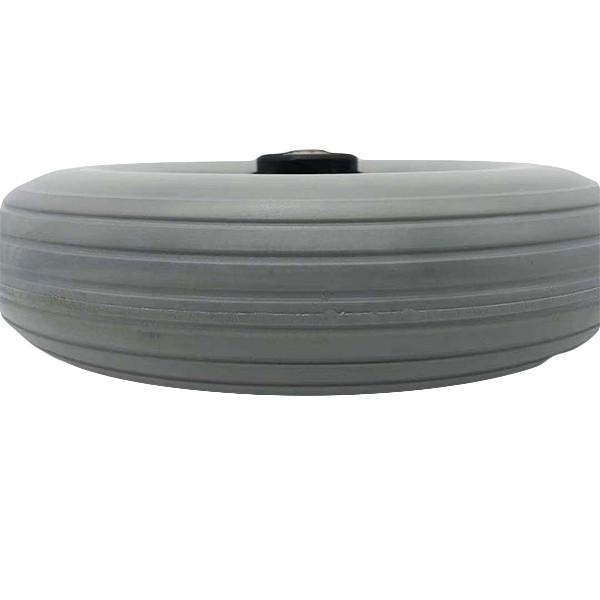 PU Foam Long Life  Non Toxic 8 Inch Wheelchair Caster Wheels
