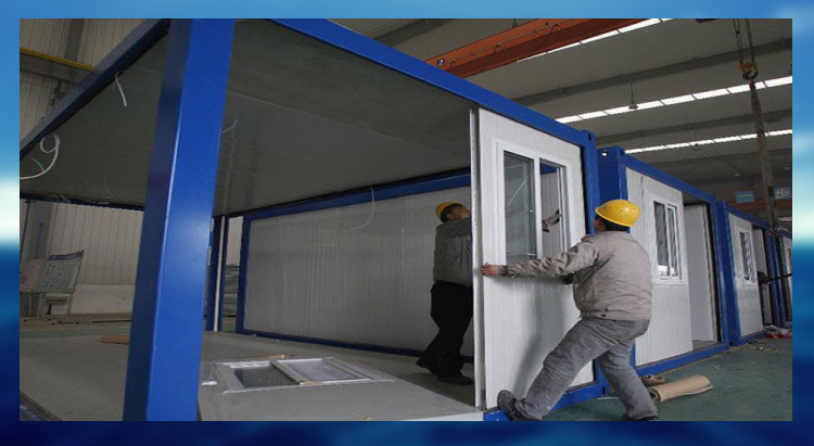 HEYA hot sale eps or rockwool panel container camp house prefab house