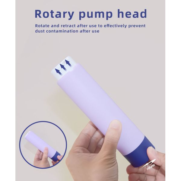 Luxury Skincare Packaging Set Replaceable Bottom Rotary 30ml 50ml PP Airless Bottle 50g PP Cream Jar