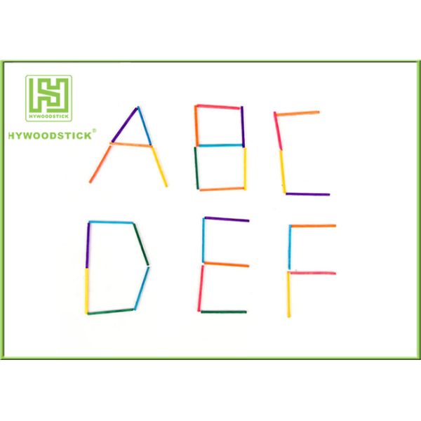 Natural Child Craft Wood Sticks , Long Wooden Matchsticks For Model Making