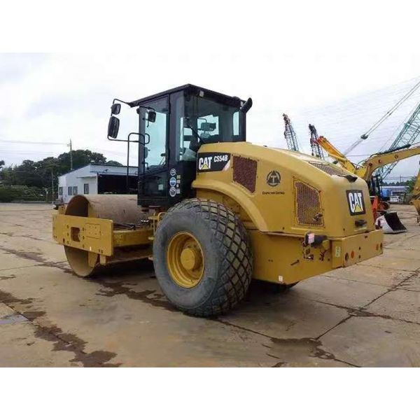 Cheap 9 Ton Caterpillar CB54B Tandem Steel Wheel Road Roller Equipment