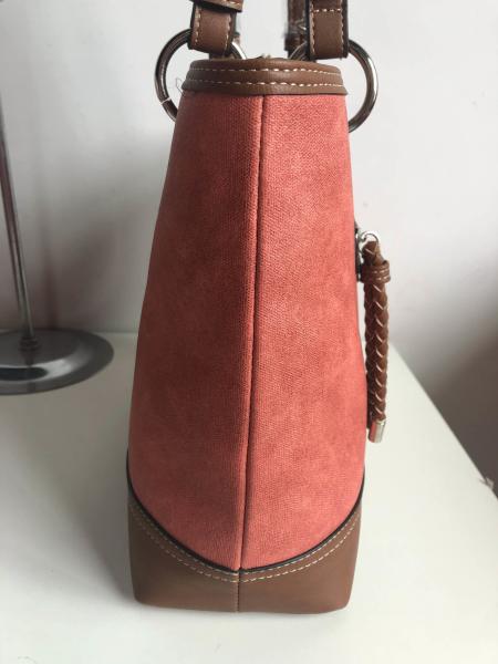 Wholesale Popular Fashion PU Lady Handbag Women Leather Travel Tote Bag