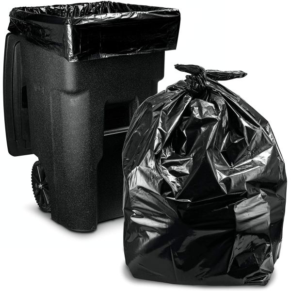 Household Industrial Customized Black Trash Bag Large Heavy Duty Plastic Garbage Bags