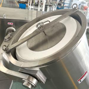 A válvula borboleta DN100 garante mistura homogênea na máquina de mistura de pó