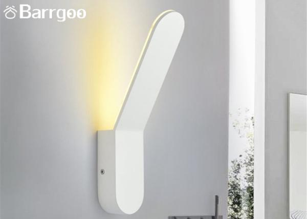 Modern 5W IP45 Indoor White Black Vertical Bar LED Wall Lights Sconce For Home