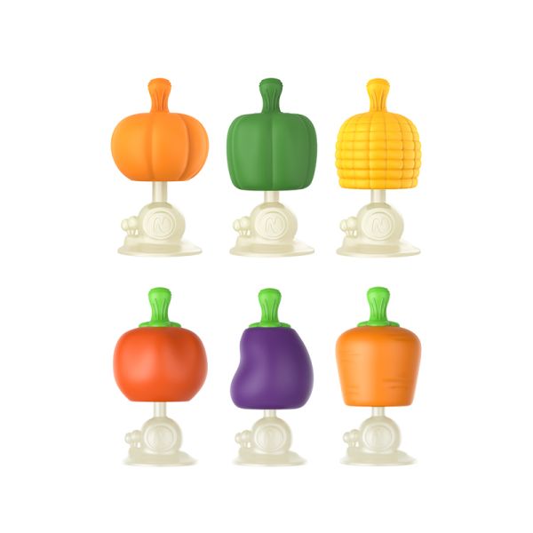 PVC силикона игрушек прорезывания зубов младенца овоща томата свободный для девушки мальчика