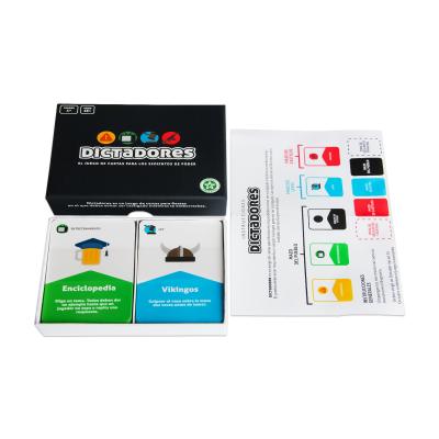 WILKO 400gsm Artpaper Board Game Card Printing Game Packaging For Literacy Learning