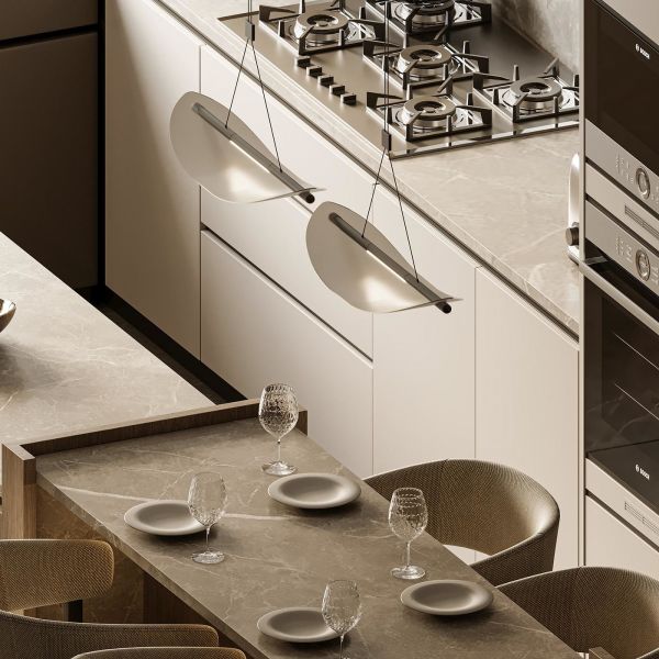 Кухонная мебель на заказ Современная натуральная твердая древесина Модульные кухонные шкафы Вилла использовать роскошные кухонные шкафы