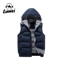 China Custom Utility Caloroso Colete Espesso Utility Algodão Collar Capoeira Ferradura Vestido Quiltado Masculino Vestido Homens com Capuz