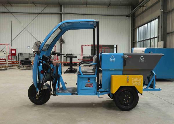 Quick Cleaning Electro Tricycle Sheet Metal Structure For Waste Sorting And Collection