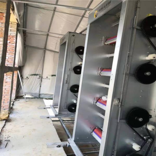 Poultry Farming 3 Tier Layer Chicken Cage Eletro Galvanized