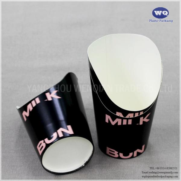 Custom Printed Paper Potato Fries Paper Box Disposable,Take-Out Portable Paper Popcorn Boxes Custom Printed Food Cups