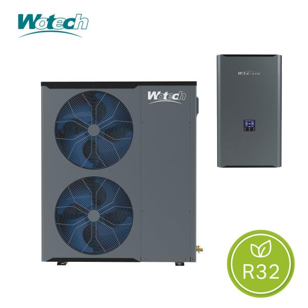 Household Heating Wotech 380V 20kw Split R32 Air to Water Heat Pump Euro Standard